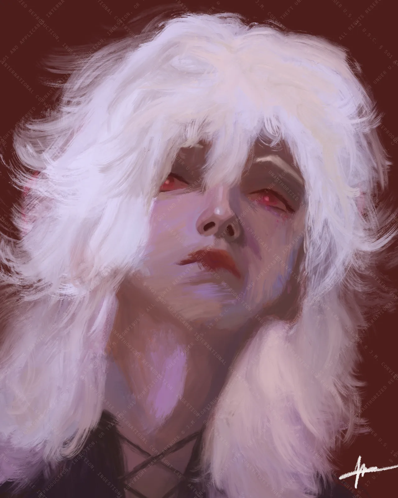 The Platinum Angel — illustration for Dissonance